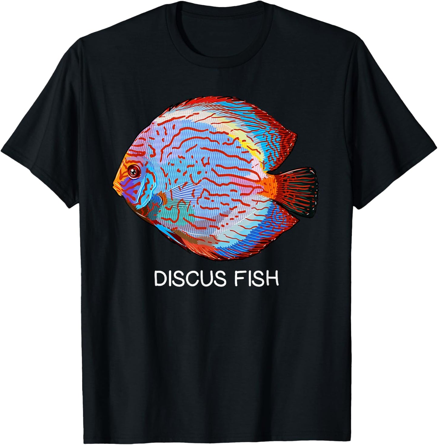 Discus fish Freshwater Aquarium Fish T-Shirt - T-Shirt | Black