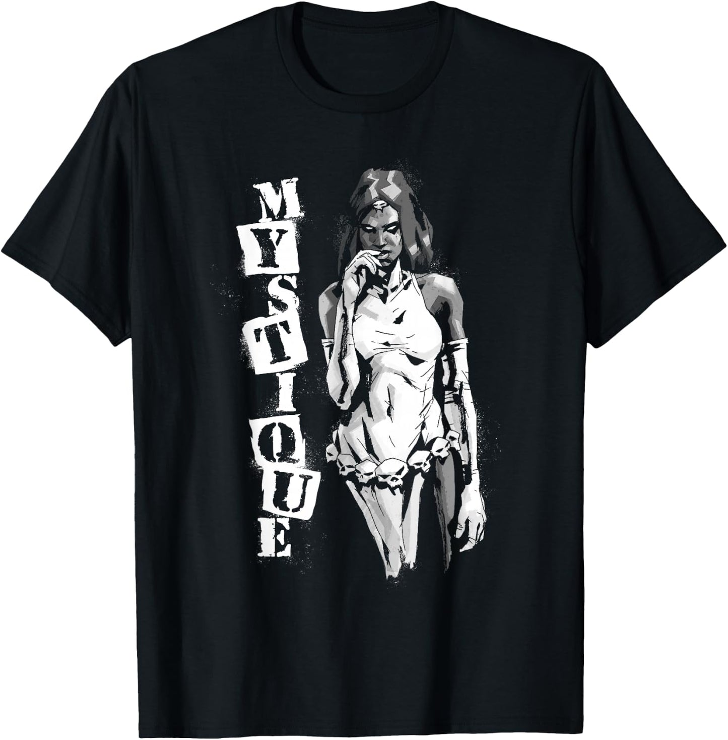 Marvel X-Men Mystique Raven Dark Wood T-Shirt - T-Shirt | Black