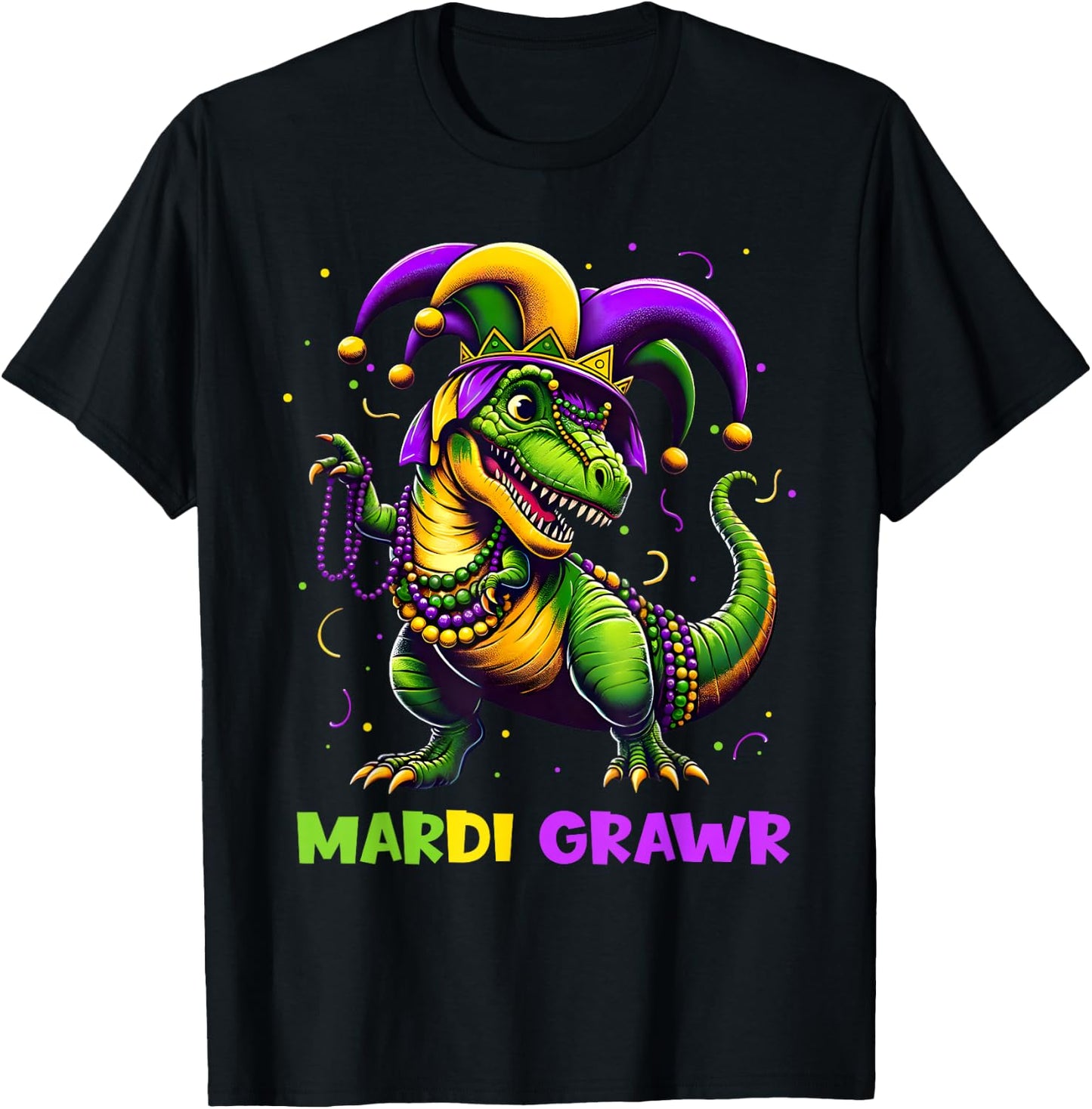 Toddler Kids Mardi Gras Boys T-Shirt - T-Shirt | Black
