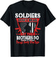 Soldiers Don't Brag Proud Army Brother US Military Sibling T-Shirt - T-Shirt | Black