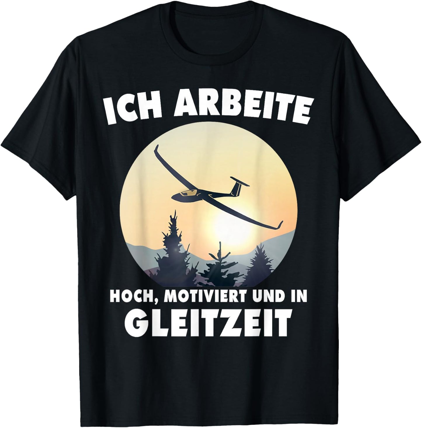 Segelfliegen Fliegen Segelflugschein Segelflug Segelflieger T-Shirt - T-Shirt | Black