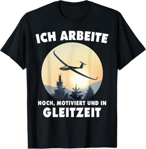 Segelfliegen Fliegen Segelflugschein Segelflug Segelflieger T-Shirt - T-Shirt | Black