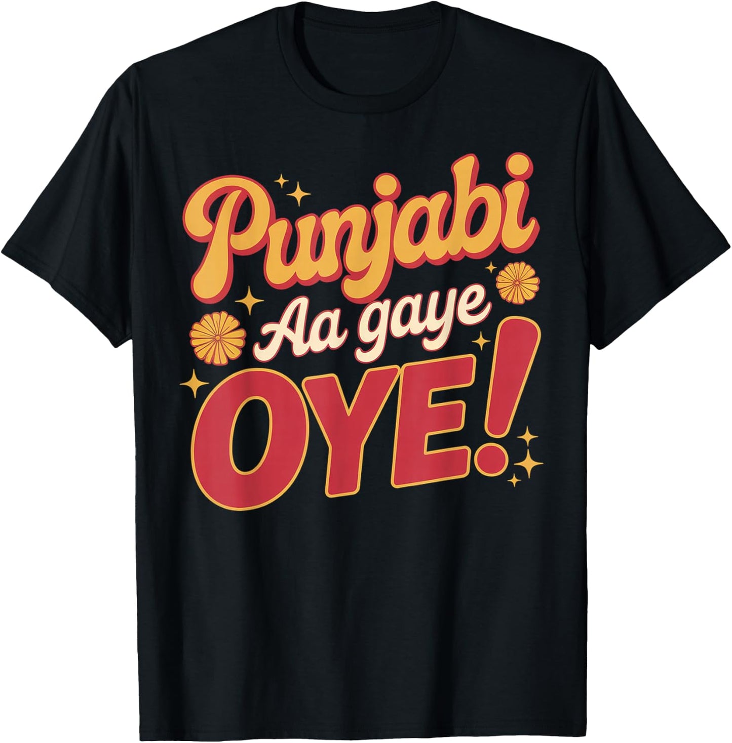 Punjabi Aa Gaye Oye Tonight Diljit Dosanjh T-Shirt - T-Shirt | Black
