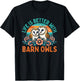 Barn Owl Lover Barn Owls T-Shirt - T-Shirt | Black
