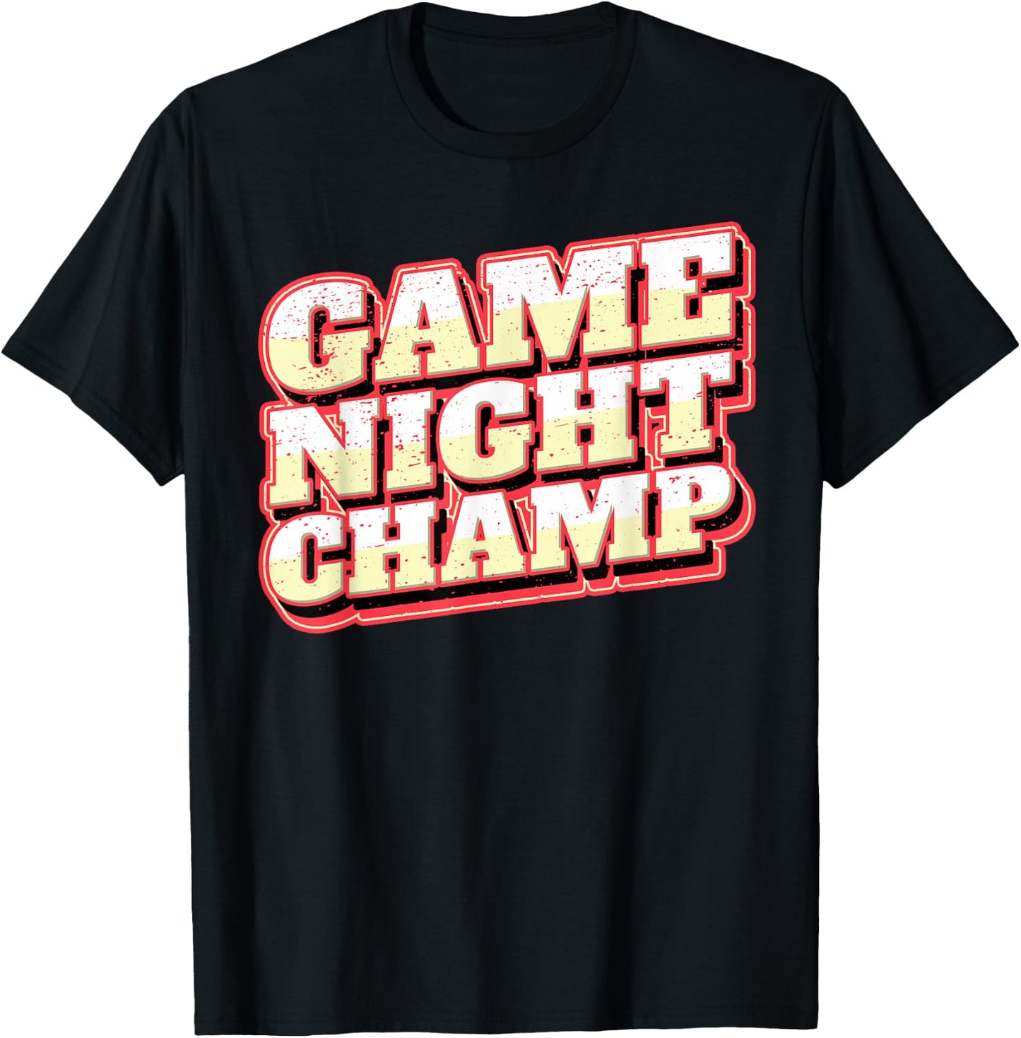 Game Night Winner I Champion Game Night T-Shirt - T-Shirt | Black