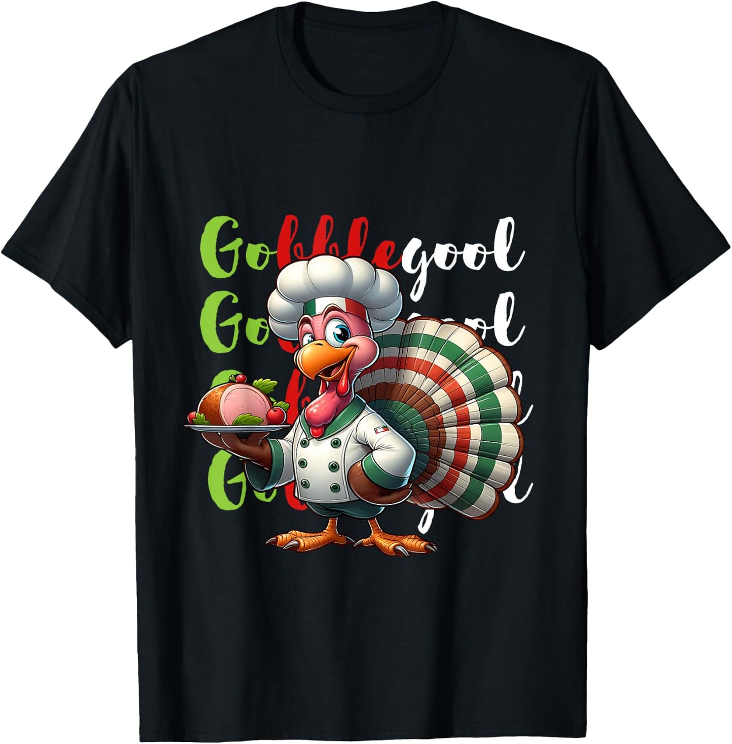 Funny Gobblegool Turkey Thanksgiving gobble gool turkey 2024 T-Shirt - T-Shirt | Black