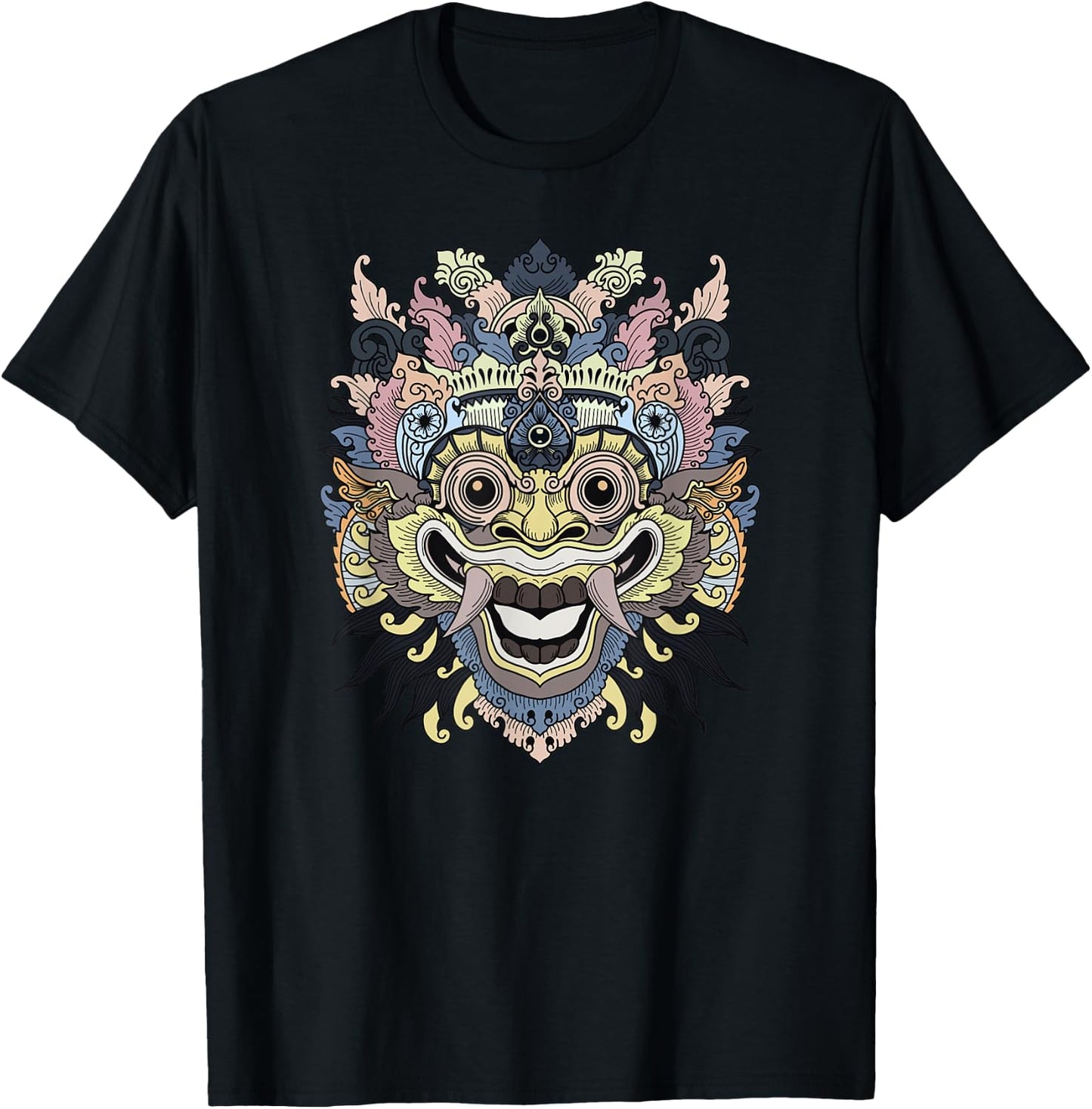Barong Bali Balinese Culture Lover Island of Gods Indonesia T-Shirt - T-Shirt | Black