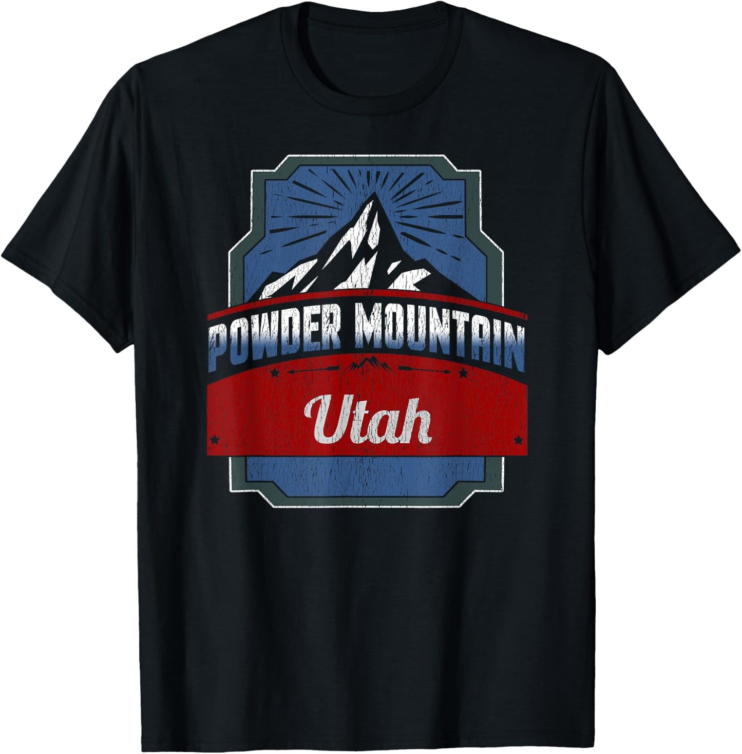 Powder Mountain Utah Ski Trip T-Shirt - T-Shirt | Black