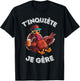 Accessory Turkey Turkey Humour Beer Aperitif T'inquiète Je , Black, S T-Shirt - T-Shirt | Black