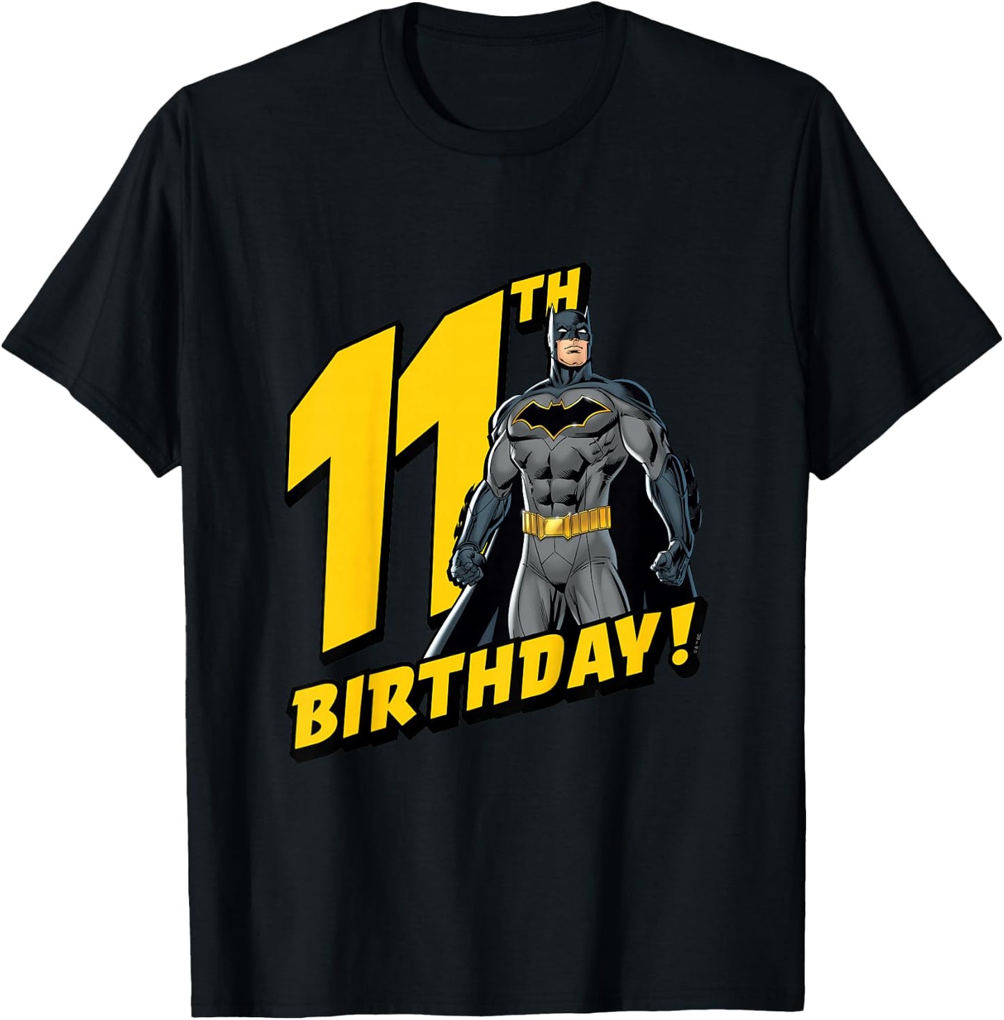 Kids Batman 11th Birthday T-Shirt - T-Shirt | Black