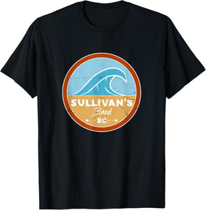 Sullivan's Island Beach South Carolina SC Beach Lover Men Women Kids T-Shirt - T-Shirt | Black