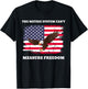 The Metric System Can't Measure Freedom USA Meme T-Shirt - T-Shirt | Black