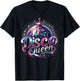 Disco Queen Disco Girl Queen of the Dance Floor Party Girl , black T-Shirt - T-Shirt | Black