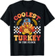Coolest Turkey In The Flock Thanksgiving Boys Kids Toddlers T-Shirt - T-Shirt | Black