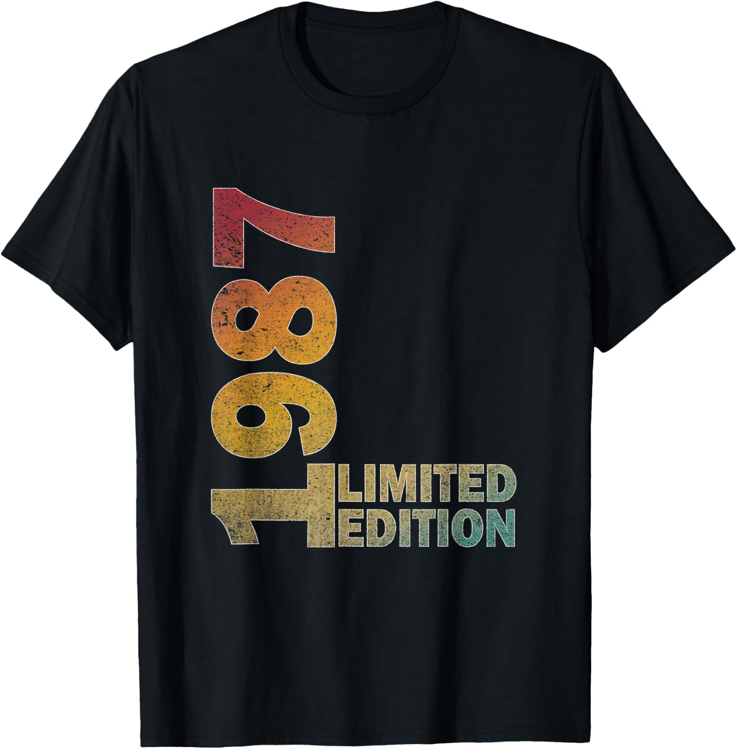 38th Birthday Gift men & women born 1987 turning 38 Year Old T-Shirt - T-Shirt | Black