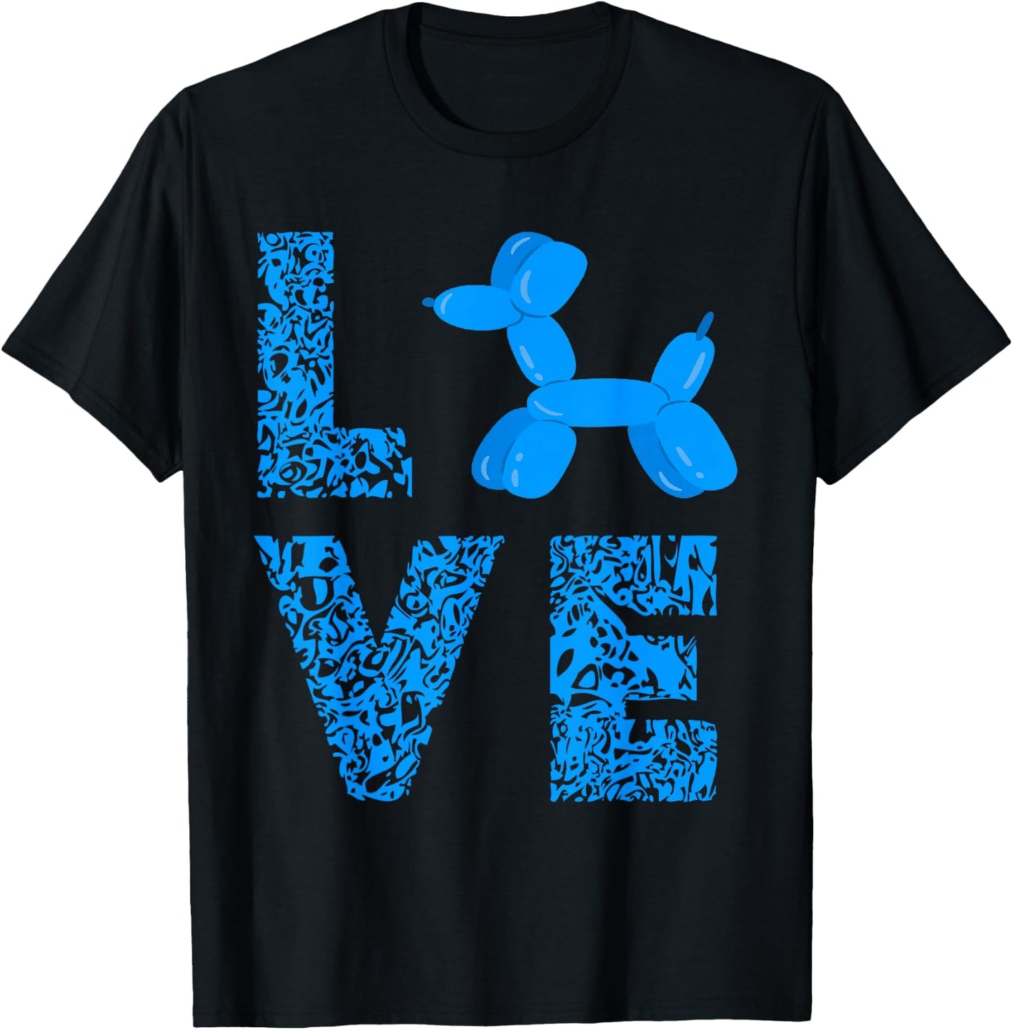 Leopard Dog Balloon Animal Balloons Twisting Balloon Artist T-Shirt - T-Shirt | Black