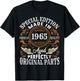 Vintage 1965 60th Birthday 60 Years Old T-Shirt - T-Shirt | Black