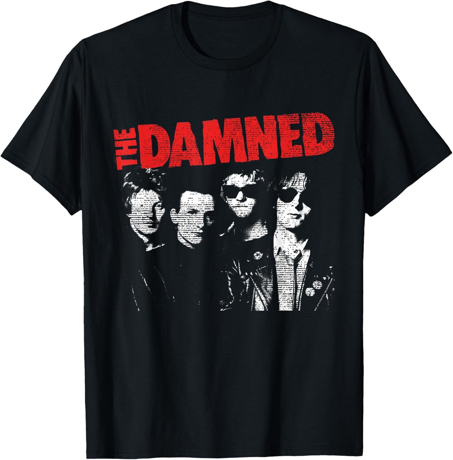 The Damned Classic Portrait T-Shirt - T-Shirt | Black