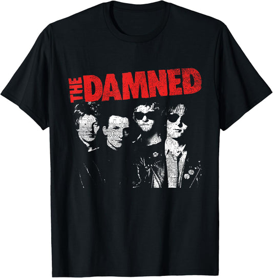 The Damned Classic Portrait T-Shirt - T-Shirt | Black