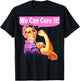 We Can Cure It Shirt - Rosie the Riveter - Breast Cancer T-Shirt - T-Shirt | Black
