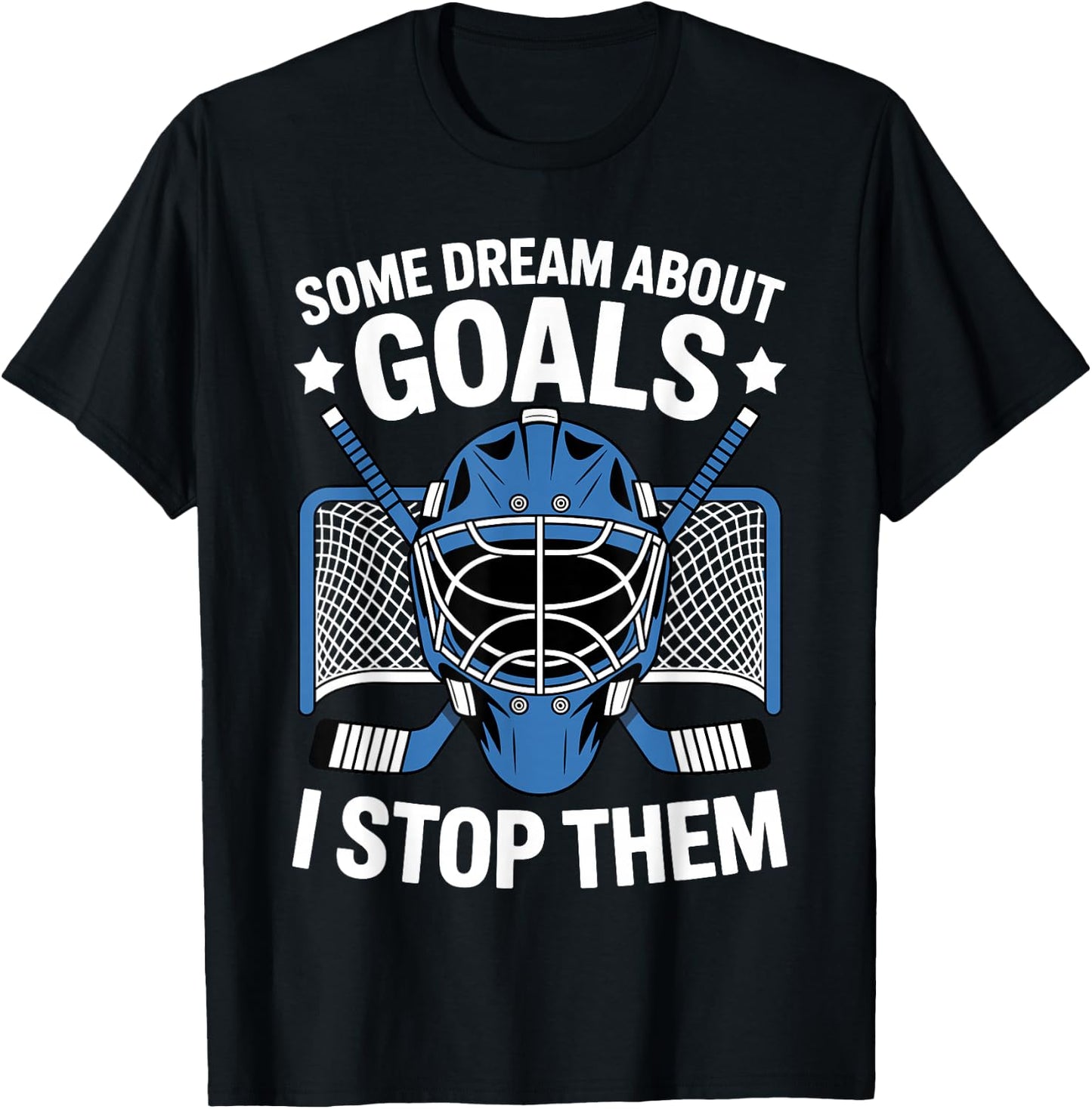 Best Hockey Goalie Art Women Ice Hockey Goalie T-Shirt - T-Shirt | Black