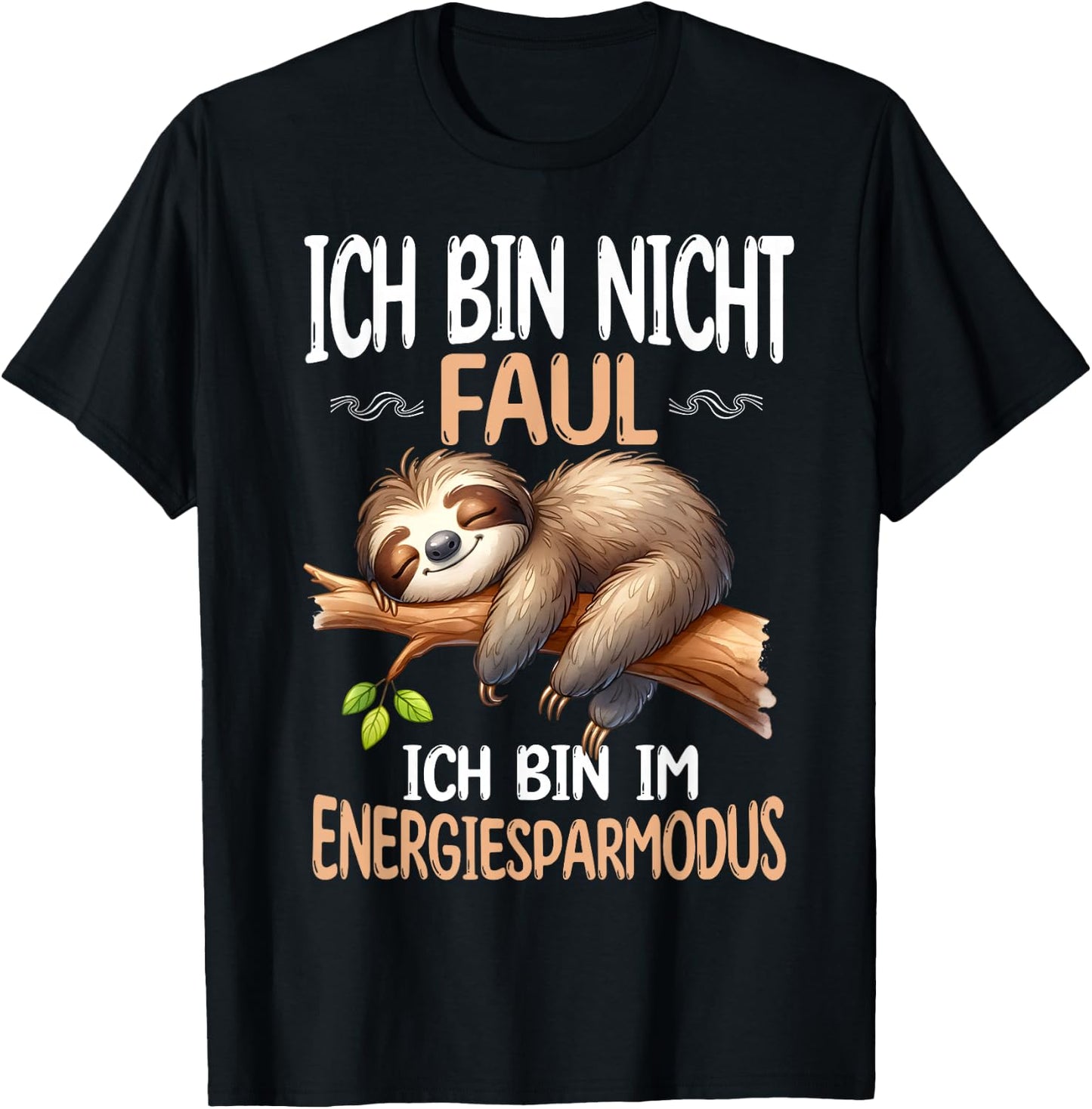 Sloth Costume Adult Costume Sloth Children Sloth T-Shirt - T-Shirt | Black
