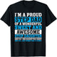 Funny Step Dad Shirt Fathers Day Gift Step Daughter Stepdad T-Shirt - T-Shirt | Black