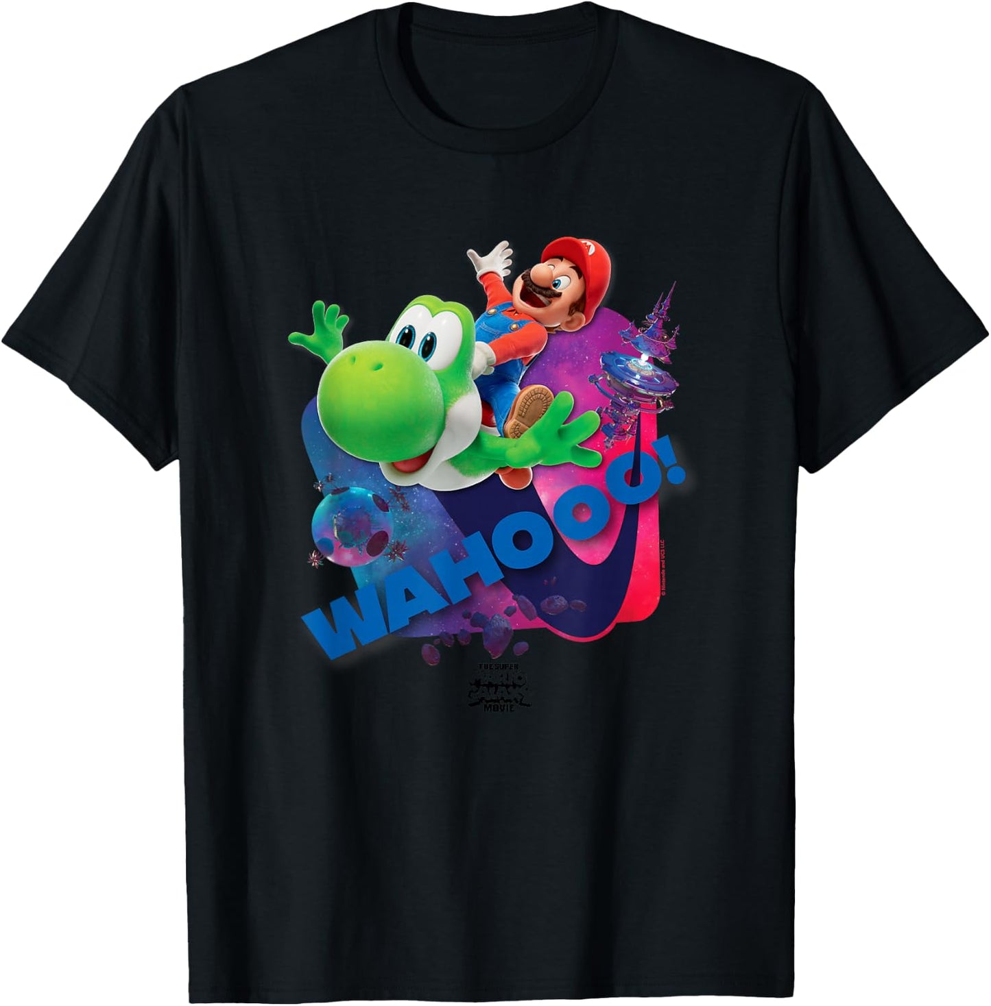 The Super Mario Galaxy Movie Wahoo Star Ride T-Shirt - T-Shirt | Black