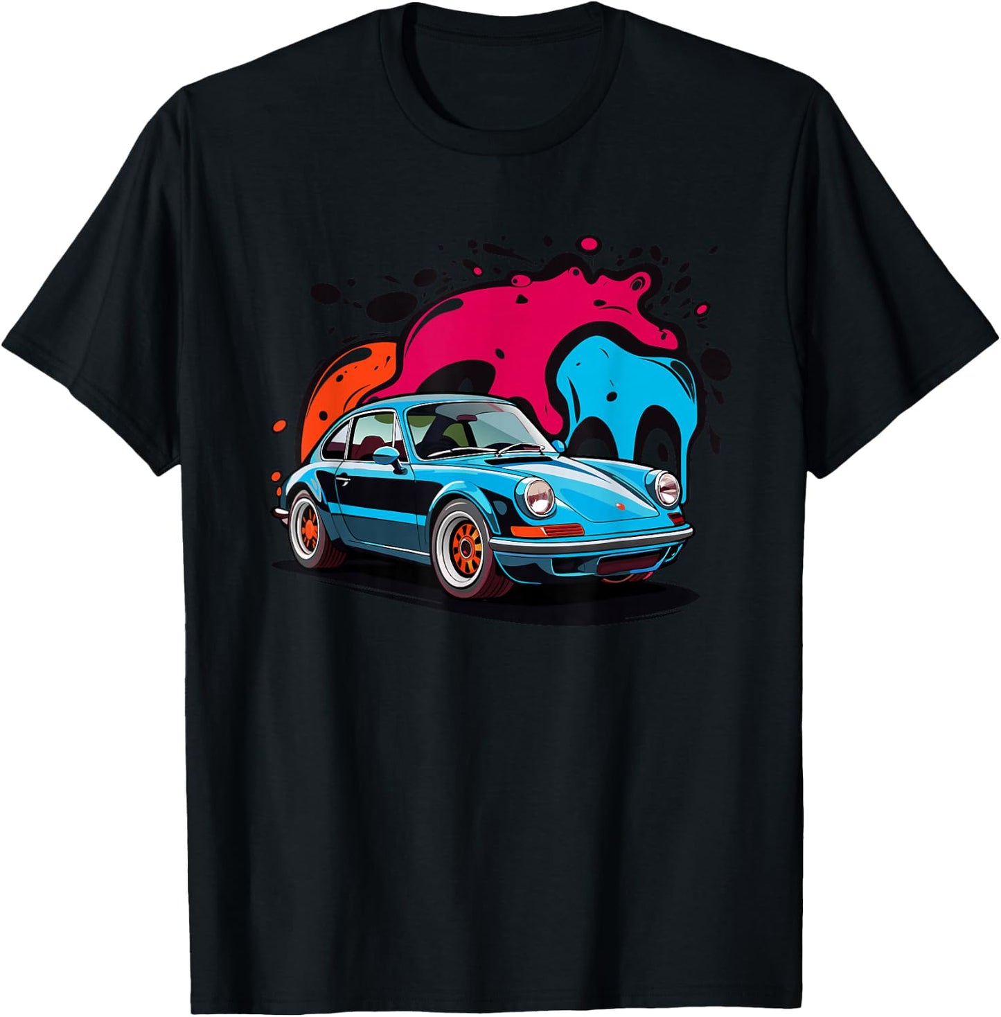 964 930 911 Sports Car T-Shirt - T-Shirt | Black