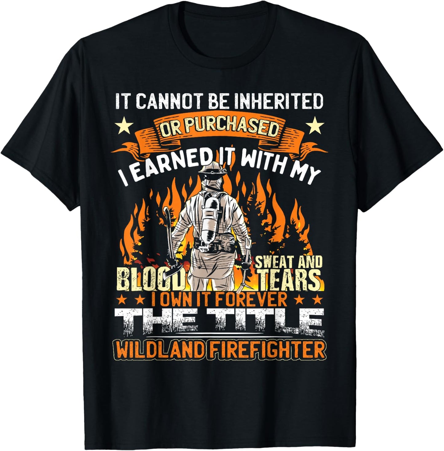 Wildland Firefighter T-Shirt - T-Shirt | Black