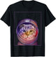 Astronaut cat - Kitty in space with helmet Women Kids T-Shirt - T-Shirt | Black
