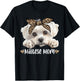 Cute Maltese Mom Leopard Mama Dog Lovers Funny Mother’s Day T-Shirt - T-Shirt | Black