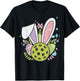 Pickleball Easter T-Shirt - T-Shirt | Black