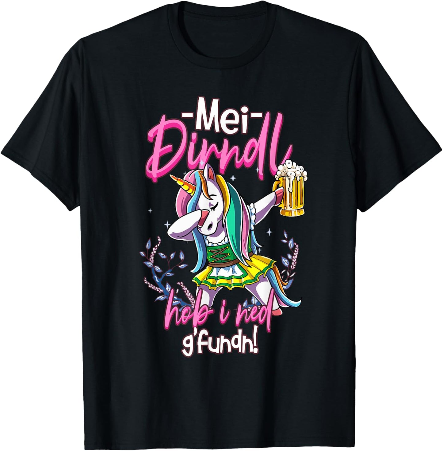 MEI Dirndl is In Da Wäsch T-Shirt - T-Shirt | Black