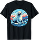 Harp Seal with Arctic Landscape, Harp Seal T-Shirt - T-Shirt | Black