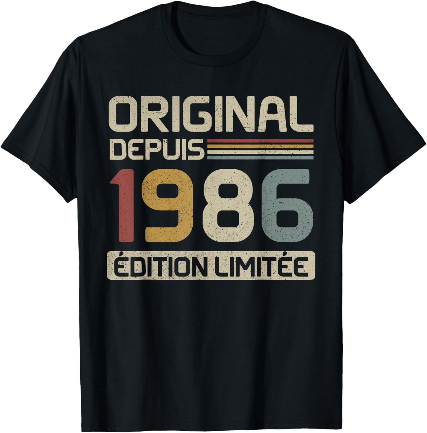 Original 1986 Birthday Gift 39 Years anniv 39 years , Black, S T-Shirt - T-Shirt | Black