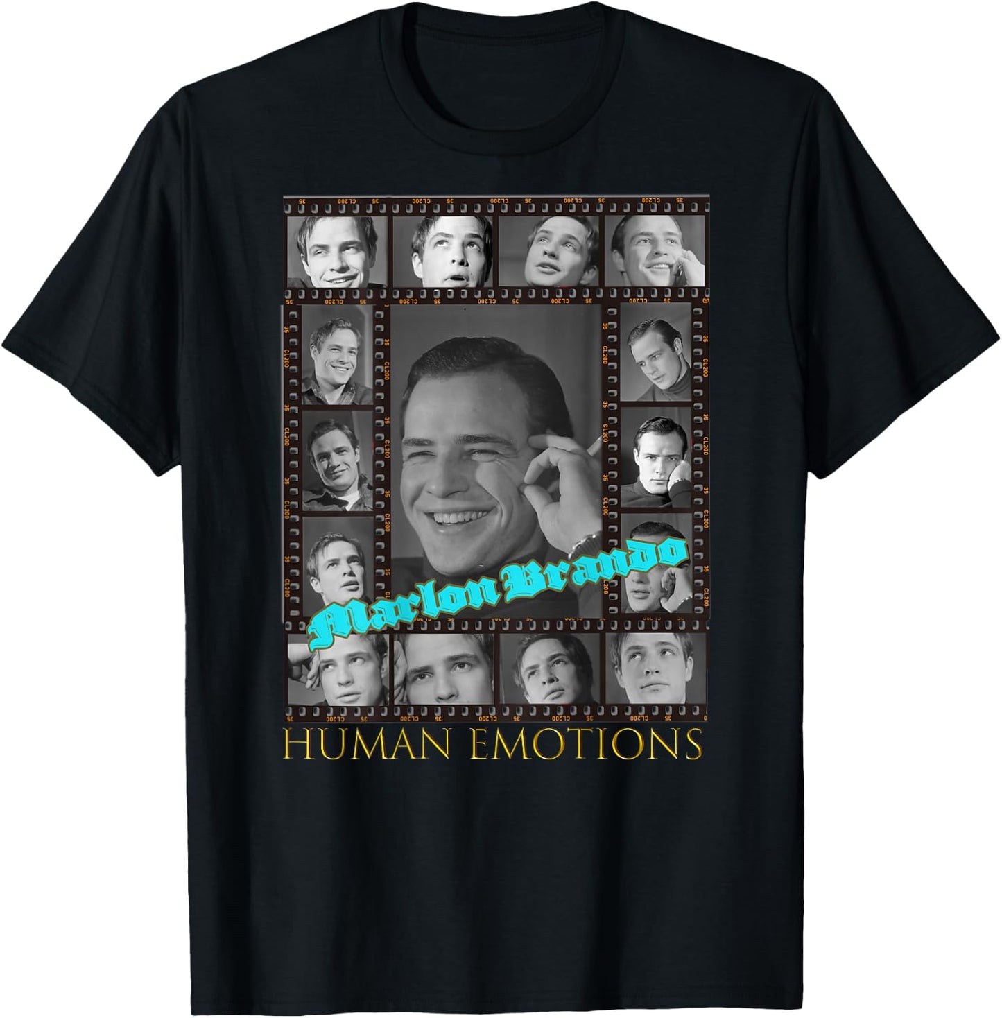 Marlon Brando_001_Back Printed T-Shirt - T-Shirt | Black