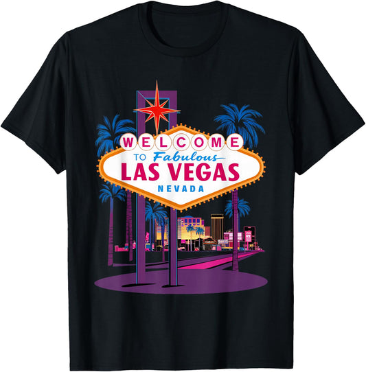 I Love LAS VEGAS Nevada City Vegas Souvenir Gifts Las T-Shirt - T-Shirt | Black