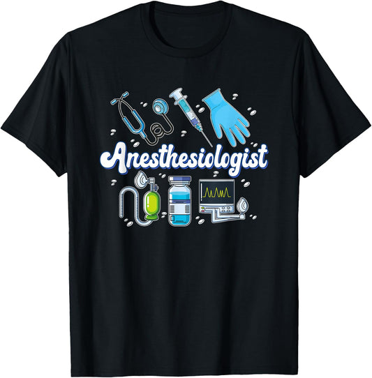 Anesthesiologist Anesthesiology Best Anesthesiologists T-Shirt - T-Shirt | Black