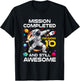 10Th Birthday Astronaut 10 Years Old Outer Space Birthday T-Shirt - T-Shirt | Black