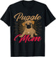 Cute Pet Animal Dog Lover Puggle Mom Mothers Day Puggle T-Shirt - T-Shirt | Black