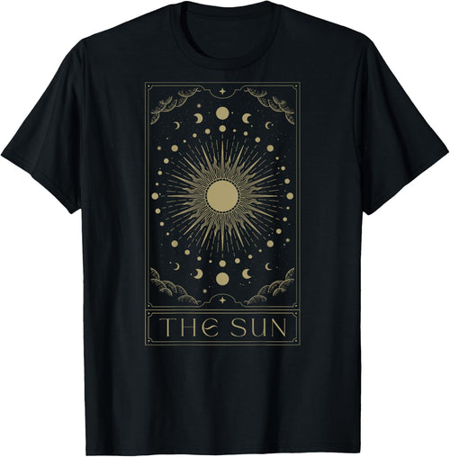 The Sun Tarot Sonne Tarotkarten Goth Witchcraft Back Print