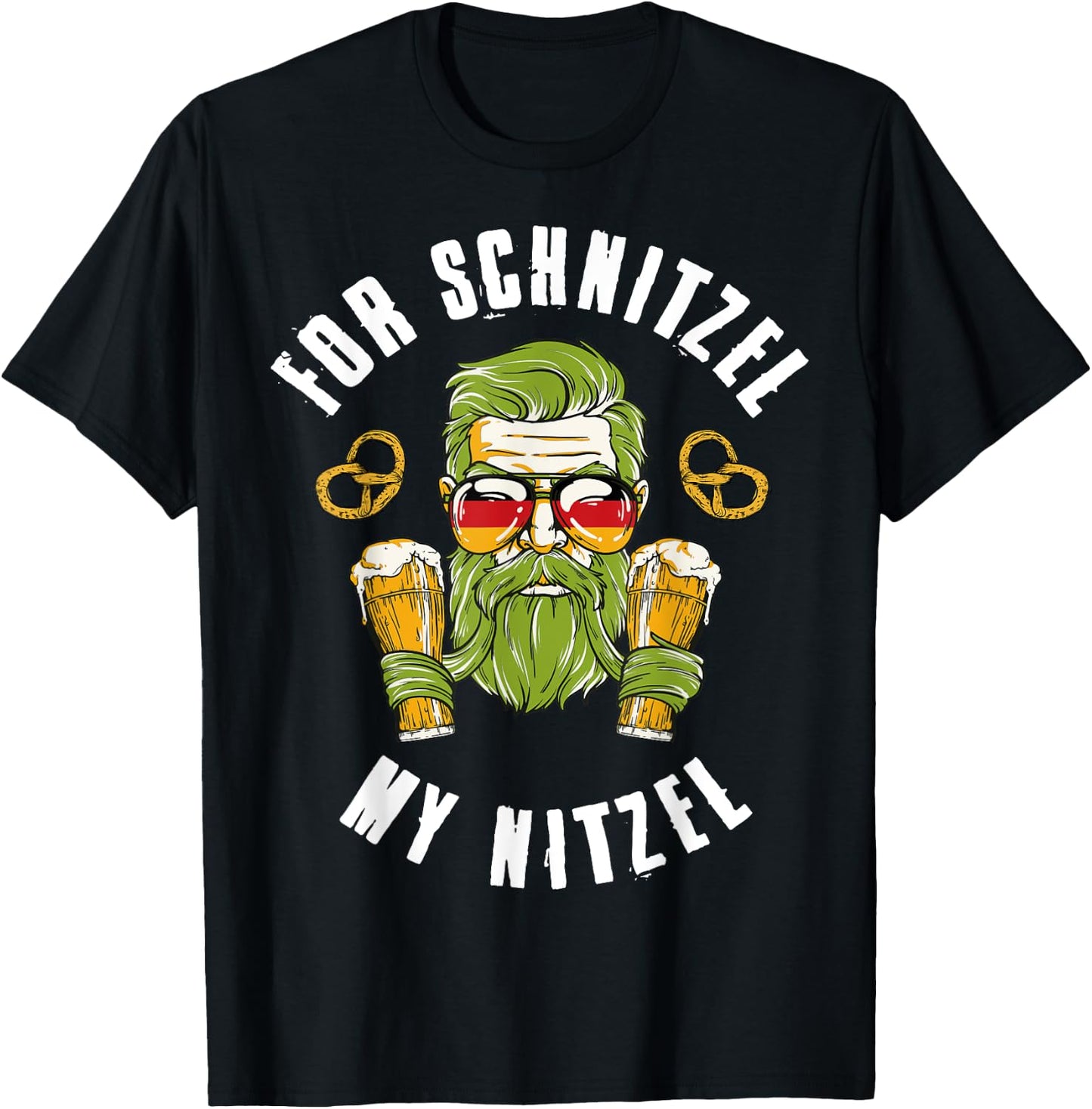 For Schnitzel My Nitzel T-Shirt - T-Shirt | Black
