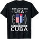 American Cuban Flag Shirt - My Story Began In Cuba T-Shirt - T-Shirt | Black