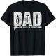 Dad The Fixer Of Everything - Funny Father's Day Dads Saying T-Shirt - T-Shirt | Black