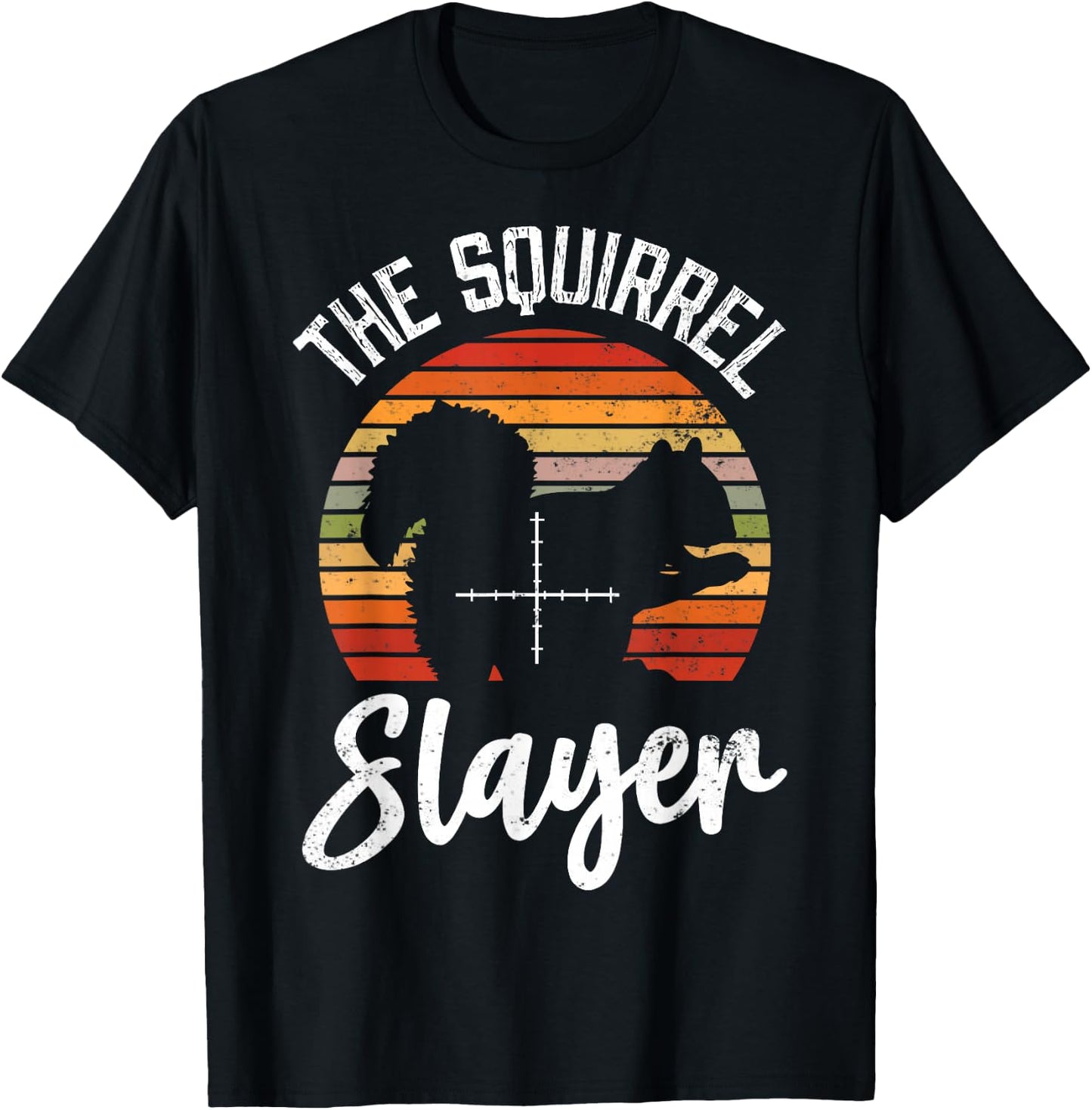 Squirrel Hunting Squirrel Slayer T-Shirt - T-Shirt | Black