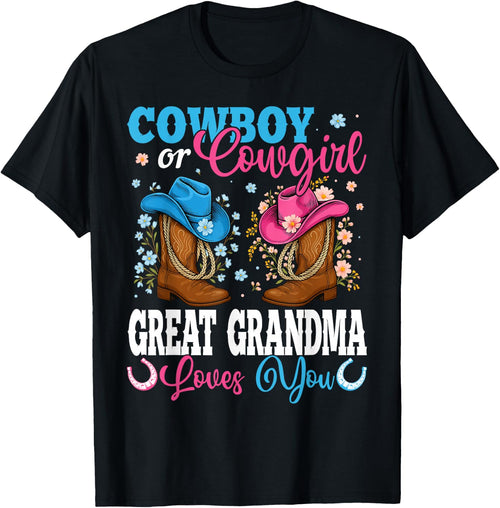 Cowboy Or Cowgirl Great Grandma Loves You Gender Reveal