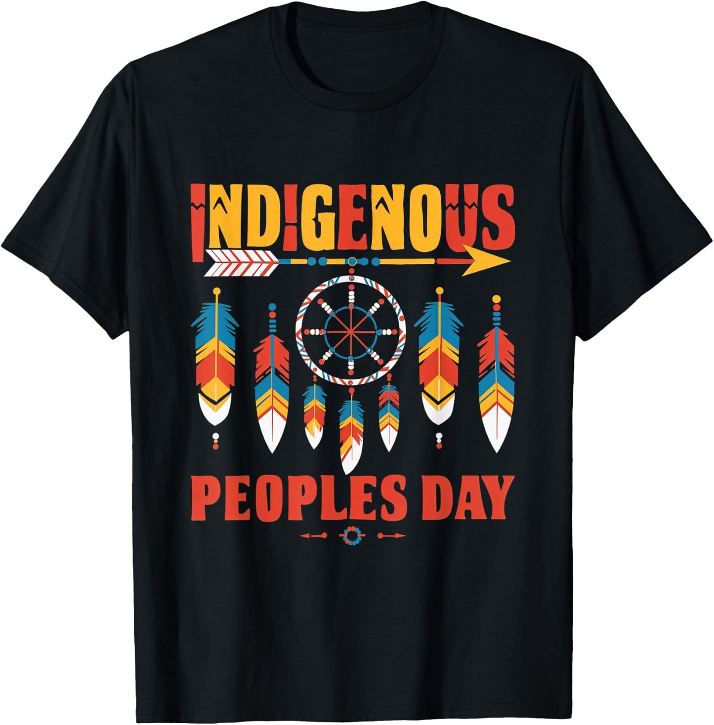 Indigenous Peoples Day Native Heritage Culture Tradition T-Shirt - T-Shirt | Black