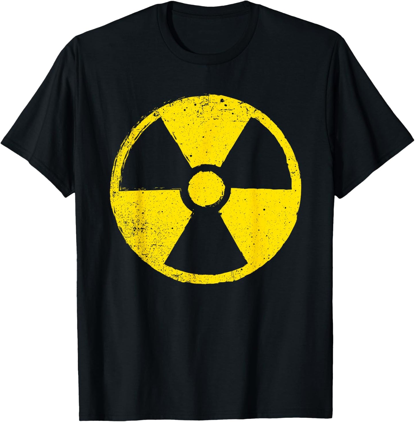 Funny Radioactive Symbol Women Biohazard Nuclear T-Shirt - T-Shirt | Black