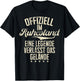 with German Text "Offiziel Im Ruhestand Eine Legende Verlässt Das Gelände" [, black T-Shirt - T-Shirt | Black